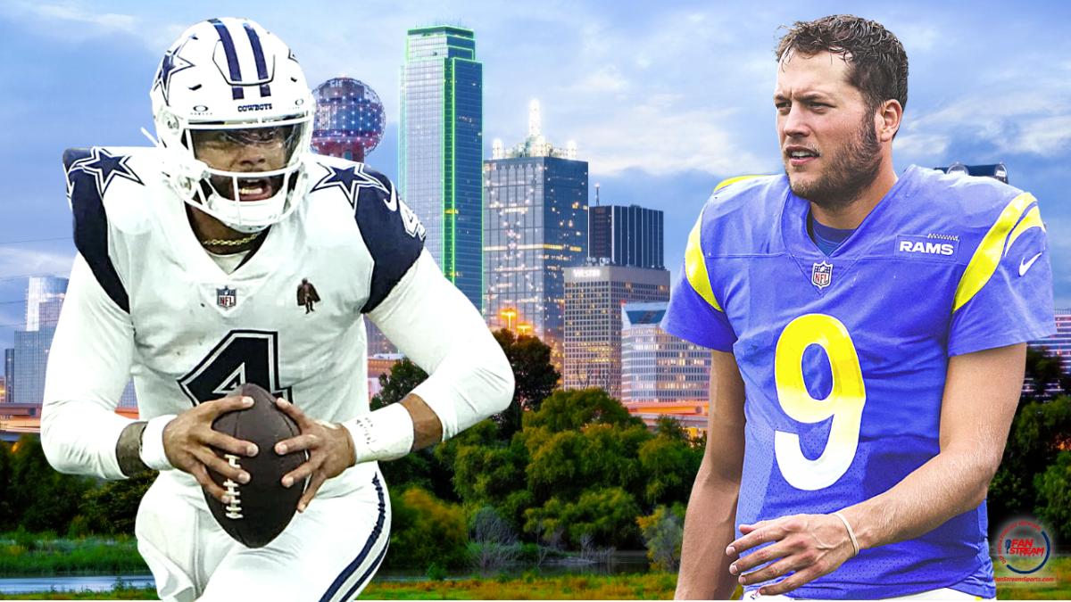 Dak Prescott (L) and Matthew Stafford